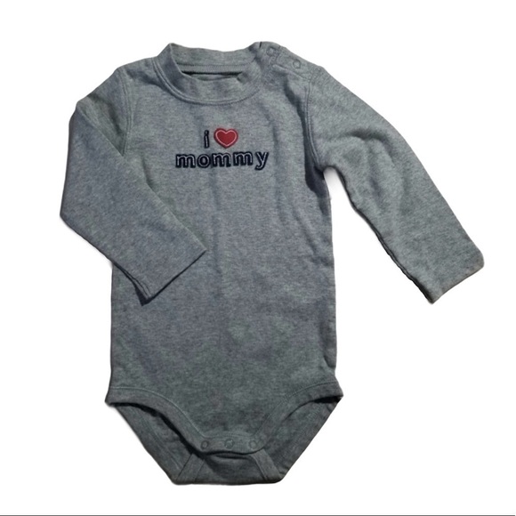 Gymboree I ❤️ Mommy Bodysuit Style Top 6-12 mo NEW - Picture 1 of 1